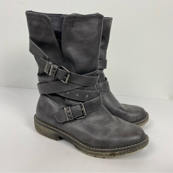 Maurices Grey Ruby Mid Calf Boots - Picture 1 of 5